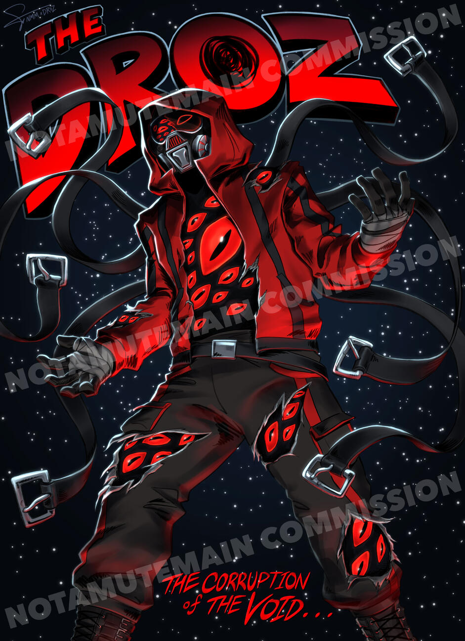 The Droz Comic-Style Cover